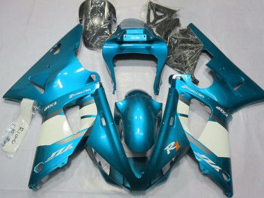 00-01 Hellblau & Weiß R1 Verkleidung