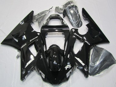 00-01 Schwarz Glänzend R1 Verkleidung