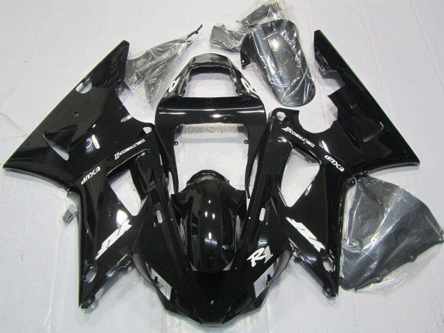 00-01 Schwarz Glänzend R1 Verkleidung