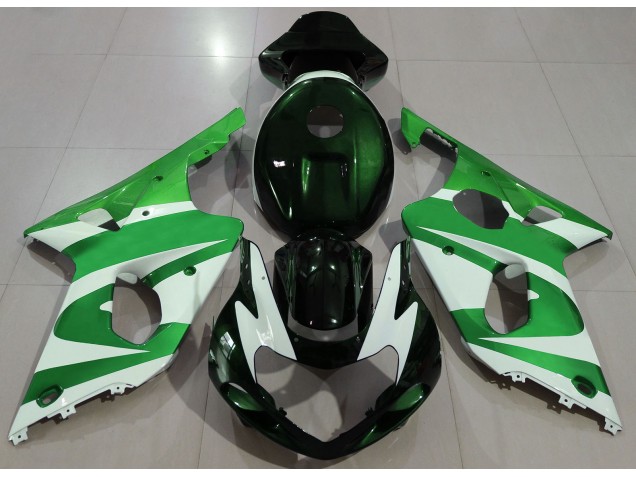 00-02 Dunkelgrün GSXR 1000 Verkleidung