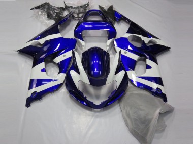 00-02 Glänzend Blau & Weiß GSXR 1000 Verkleidung