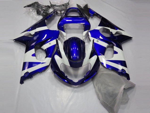 00-02 Glänzend Blau & Weiß GSXR 1000 Verkleidung