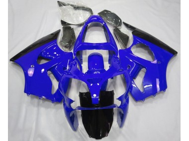 00-02 Glänzend Blau & Schwarz ZX6R Verkleidung