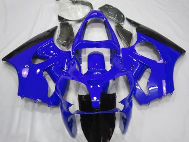 00-02 Glänzend Blau & Schwarz ZX6R Verkleidung