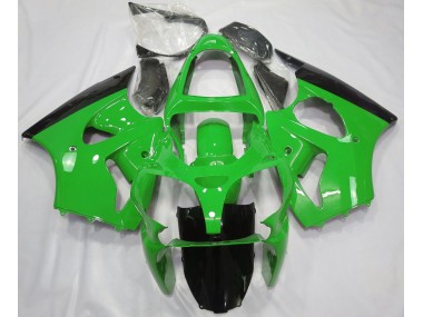 00-02 Glänzend Grün & Schwarz ZX6R Verkleidung