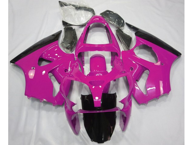 00-02 Glanzrosa & Schwarz ZX6R Verkleidung