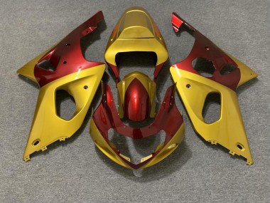 00-02 Gold & Rot GSXR 1000 Verkleidung