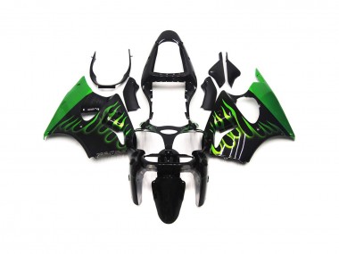 00-02 Grün Glänzend Flame Uni ZX6R Verkleidung