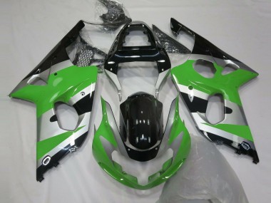 00-02 Grün Silber OEM Stil GSXR 1000 Verkleidung