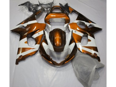 00-02 Orange Glänzend & Weiß GSXR 1000 Verkleidung