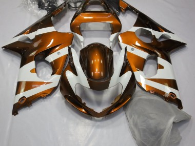 00-02 Orange Glänzend & Weiß GSXR 1000 Verkleidung