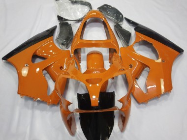 00-02 Orange Glänzend & Schwarz ZX6R Verkleidung