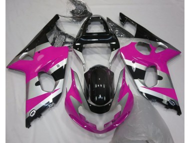 00-02 Rosa-Silber-Stil OEM GSXR 1000 Verkleidung