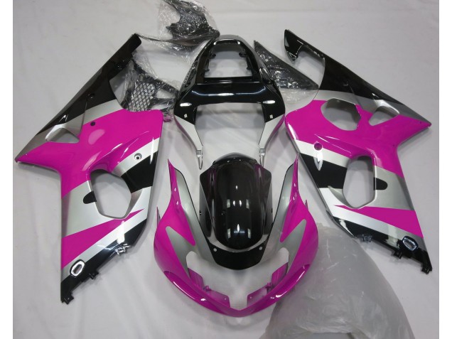 00-02 Rosa-Silber-Stil OEM GSXR 1000 Verkleidung