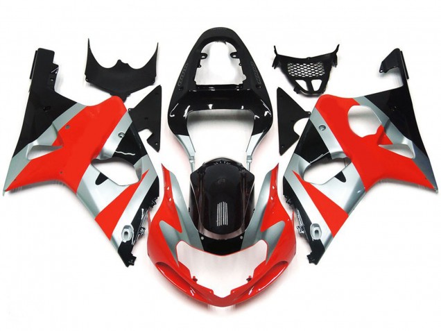 00-02 Rot Glänzend OEM-Stil-Kit GSXR 1000 Verkleidung