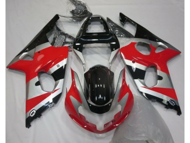 00-02 Rot Silber OEM Stil GSXR 1000 Verkleidung