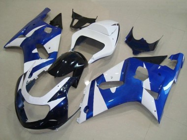 01-03 Blau & Weiß OEM Stil GSXR 600-750 Verkleidung