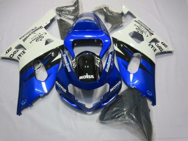 01-03 Blau & Schwarz GSXR 600-750 Verkleidung