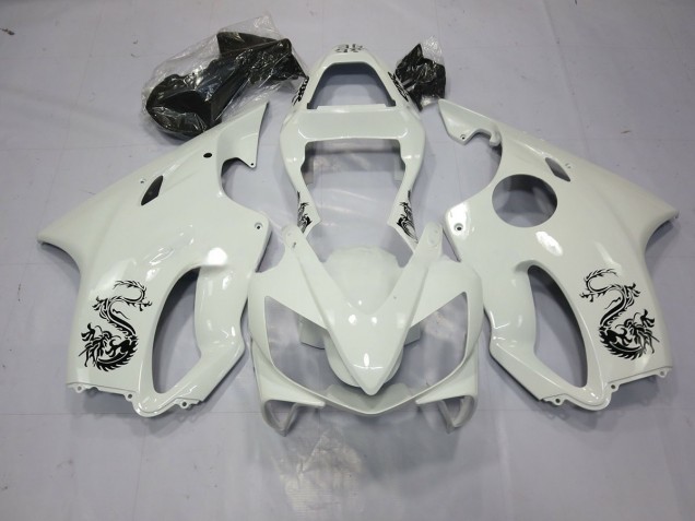 01-03 Dragon White CBR600 F4i Verkleidung