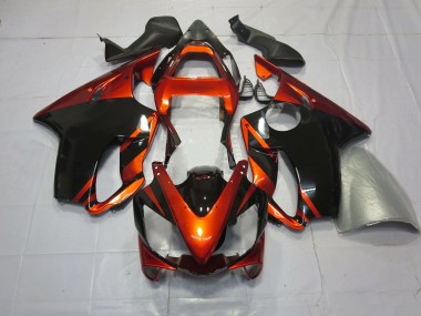 01-03 Dunkelorange & Schwarz CBR600 F4i Verkleidung