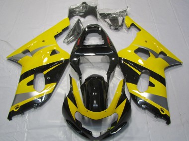 01-03 Gelb OEM Stil GSXR 600-750 Verkleidung