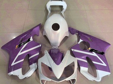01-03 Glänzend Weiß & Lila CBR600 F4i Verkleidung