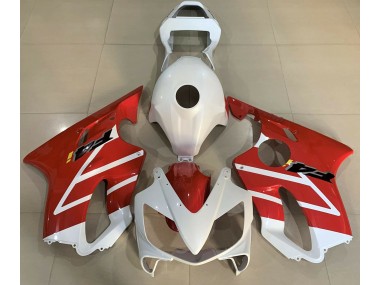 01-03 Glänzend Weiß & Rot CBR600 F4i Verkleidung