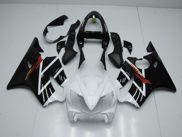 01-03 Glänzend Weiß & Schwarz CBR600 F4i Verkleidung