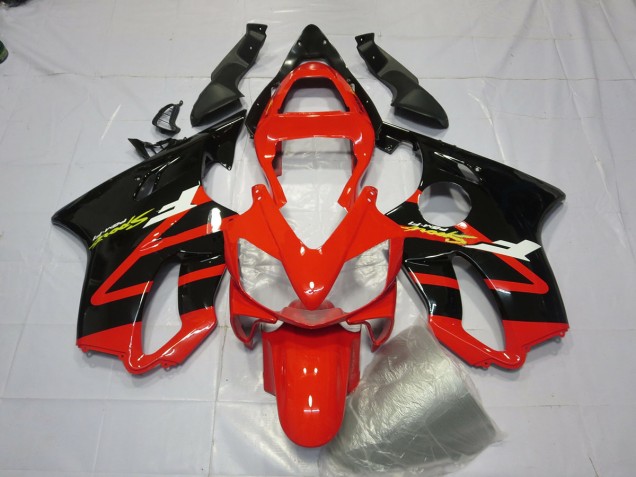 01-03 Glänzend Schwarz & Rot CBR600 F4i Verkleidung