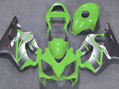 01-03 Grün & Matt Silber CBR600 F4i Verkleidung