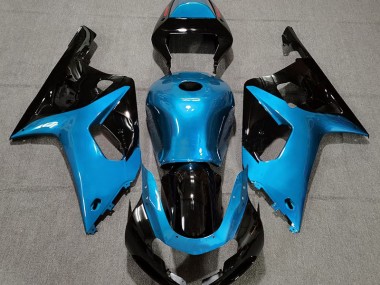 01-03 Hellblau & Schwarz Glänzend GSXR 600-750 Verkleidung