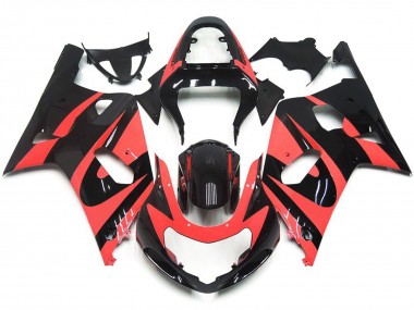 01-03 Hellrot Custom-Stil OEM GSXR 600-750 Verkleidung