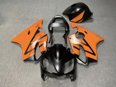 01-03 Matt Schwarz & Orange CBR600 F4i Verkleidung