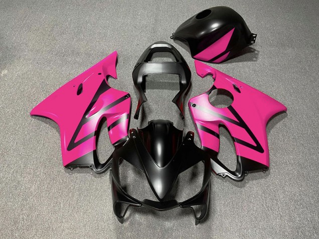 01-03 Matt Schwarz & Pink CBR600 F4i Verkleidung