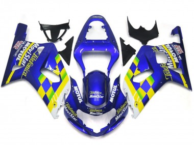 01-03 Movistar Blau Glänzend GSXR 600-750 Verkleidung