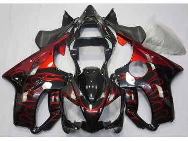 01-03 Rot Flamme CBR600 F4i Verkleidung