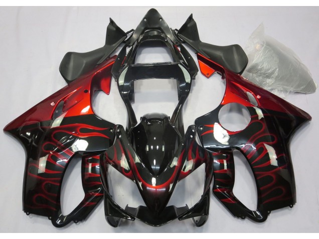 01-03 Rot Flamme CBR600 F4i Verkleidung