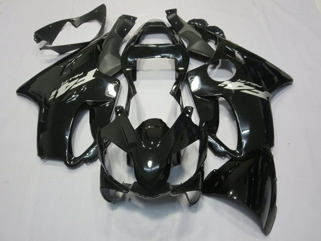 01-03 Schwarz Glänzend Silberner Aufkleber CBR600 F4i Verkleidung