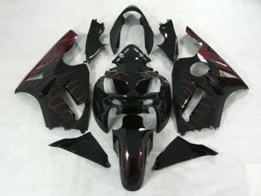 02-05 Burgunderrot Flame ZX12R Verkleidung