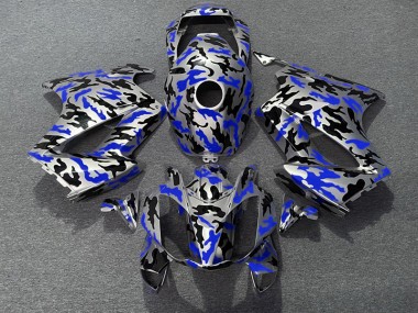 02-12 Blau Camo VFR800 Verkleidung