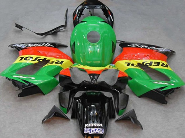 02-12 Grün Repsol VFR800 Verkleidung