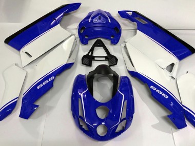 03-04 Weiß Blau & Schwarz Ducati 749 999 Verkleidung