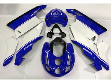 03-04 Weiß Blau & Schwarz Ducati 749 999 Verkleidung