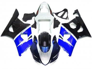 03-04 Blau & Schwarz Glänzend Custom Stil GSXR 1000 Verkleidung