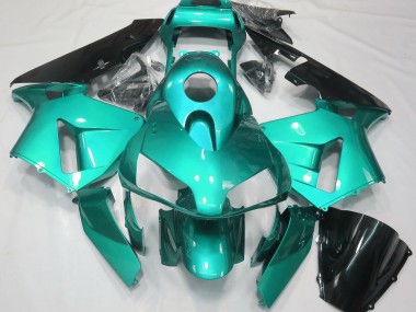 03-04 Blaugrün Schlicht CBR600RR Verkleidung