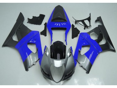 03-04 Blausilber & Schwarz GSXR 1000 Verkleidung