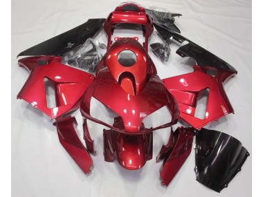 03-04 Candy Red Plain CBR600RR Verkleidung
