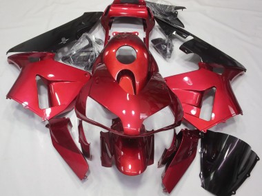 03-04 Candy Red Plain CBR600RR Verkleidung