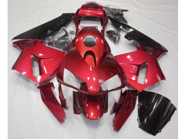 03-04 Candy Red Plain CBR600RR Verkleidung