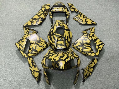 03-04 Gelb Tarnung CBR600RR Verkleidung